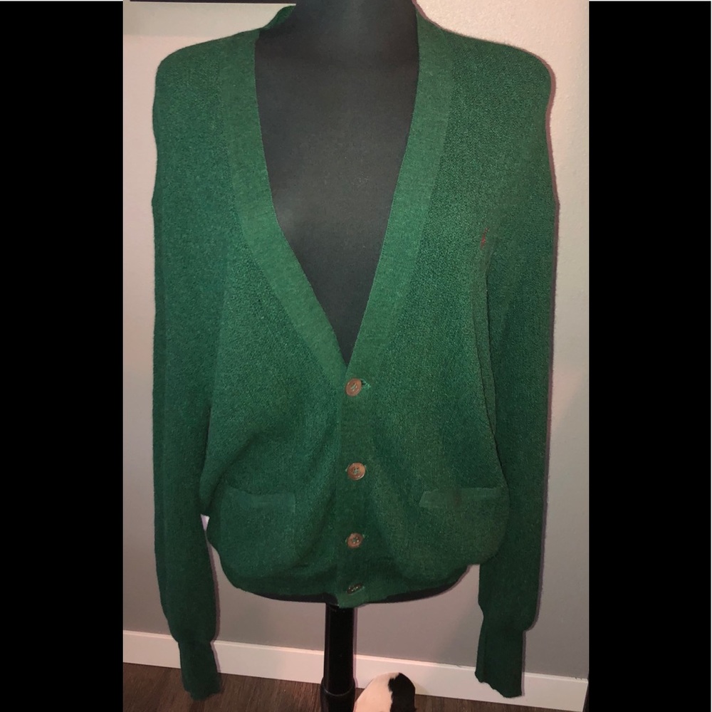 COPY - Vintage Polo cardigan sweater